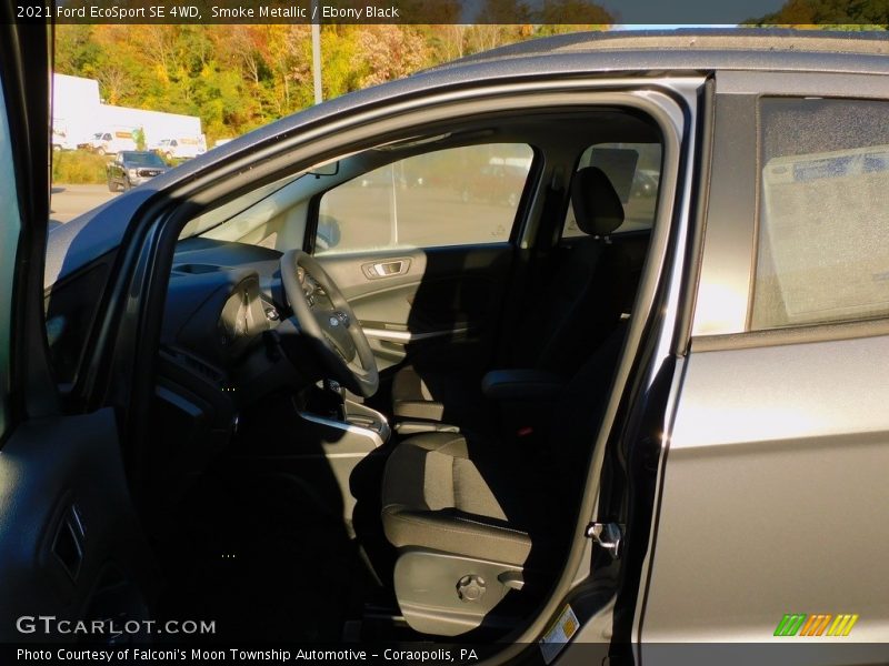 Smoke Metallic / Ebony Black 2021 Ford EcoSport SE 4WD