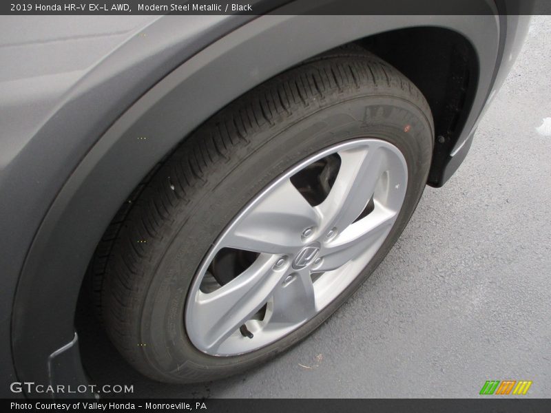 Modern Steel Metallic / Black 2019 Honda HR-V EX-L AWD