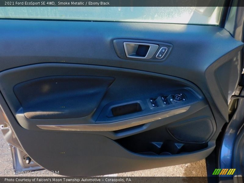 Smoke Metallic / Ebony Black 2021 Ford EcoSport SE 4WD