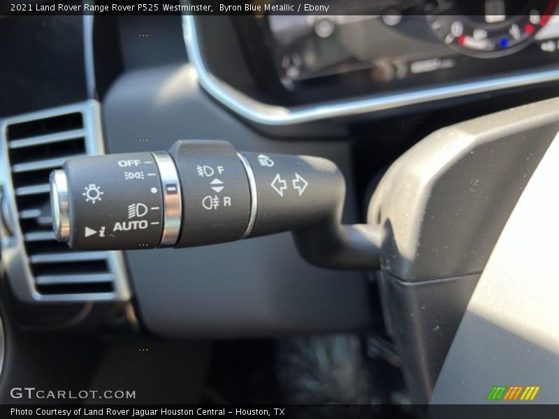 Byron Blue Metallic / Ebony 2021 Land Rover Range Rover P525 Westminster