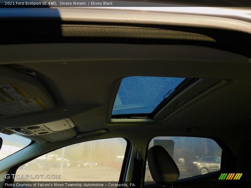Smoke Metallic / Ebony Black 2021 Ford EcoSport SE 4WD