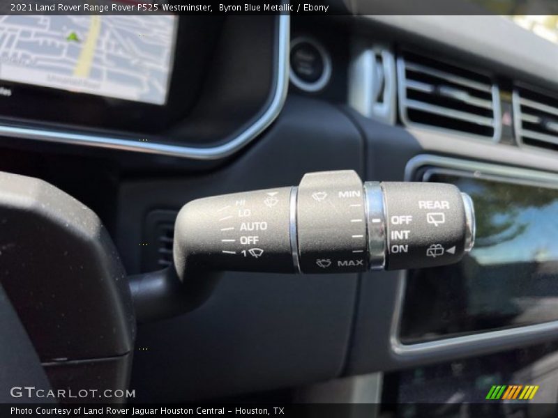 Byron Blue Metallic / Ebony 2021 Land Rover Range Rover P525 Westminster