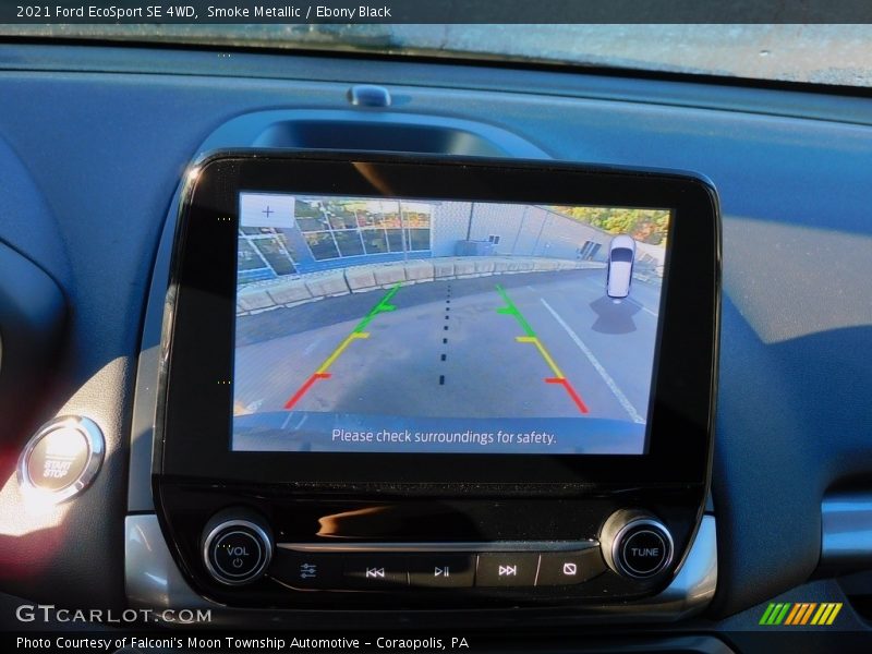 Smoke Metallic / Ebony Black 2021 Ford EcoSport SE 4WD