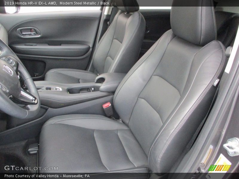 Modern Steel Metallic / Black 2019 Honda HR-V EX-L AWD