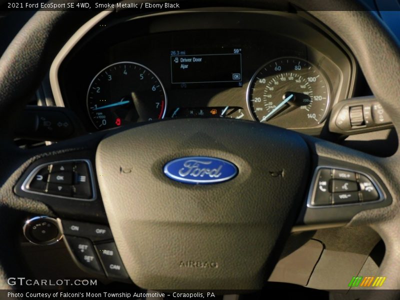 Smoke Metallic / Ebony Black 2021 Ford EcoSport SE 4WD