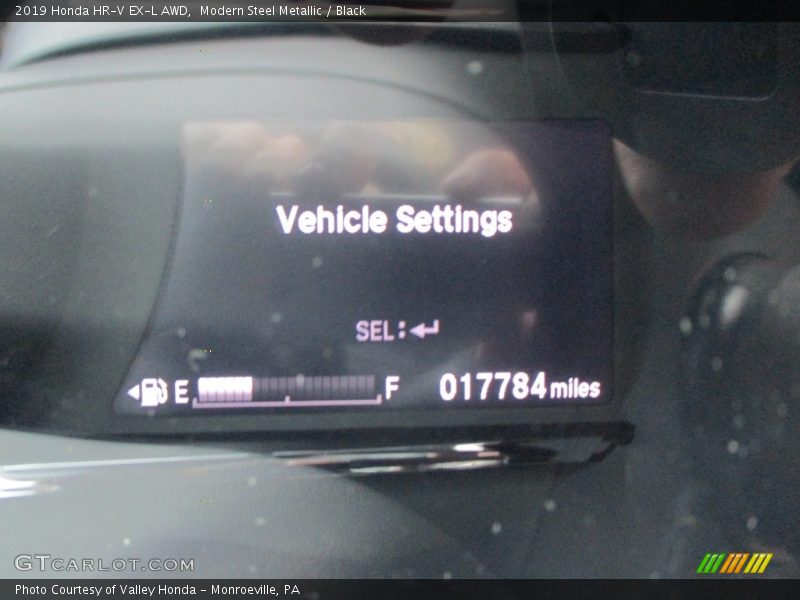 Modern Steel Metallic / Black 2019 Honda HR-V EX-L AWD
