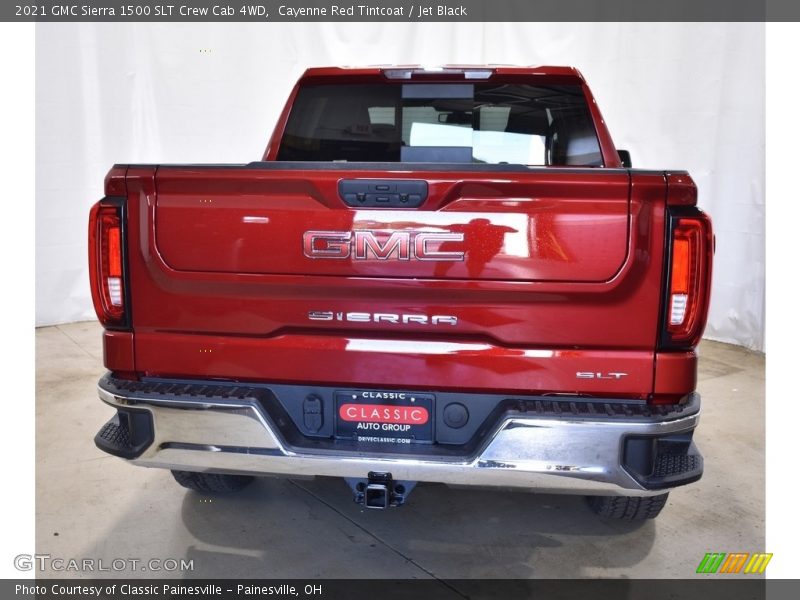 Cayenne Red Tintcoat / Jet Black 2021 GMC Sierra 1500 SLT Crew Cab 4WD