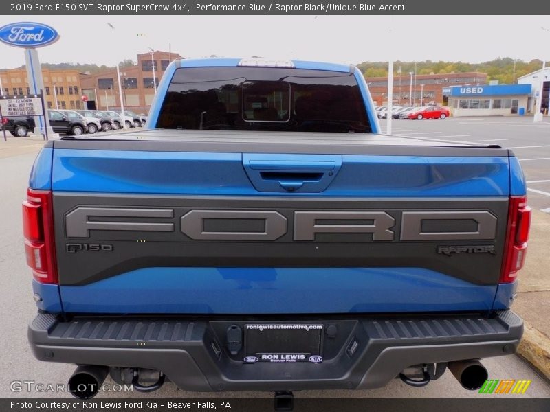 Performance Blue / Raptor Black/Unique Blue Accent 2019 Ford F150 SVT Raptor SuperCrew 4x4