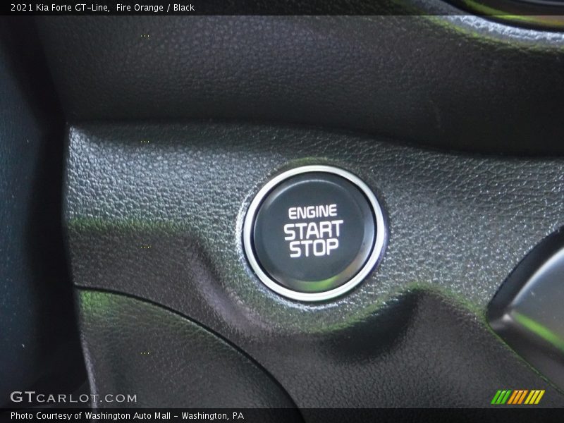 Fire Orange / Black 2021 Kia Forte GT-Line