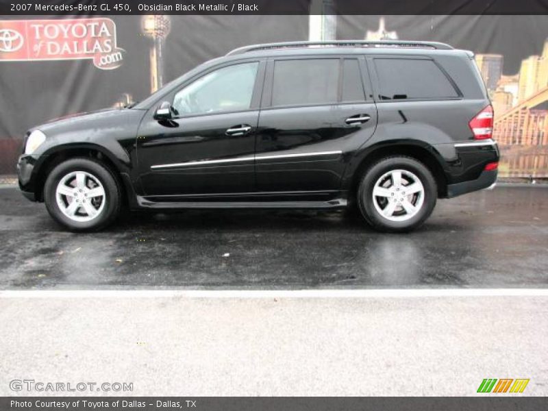 Obsidian Black Metallic / Black 2007 Mercedes-Benz GL 450
