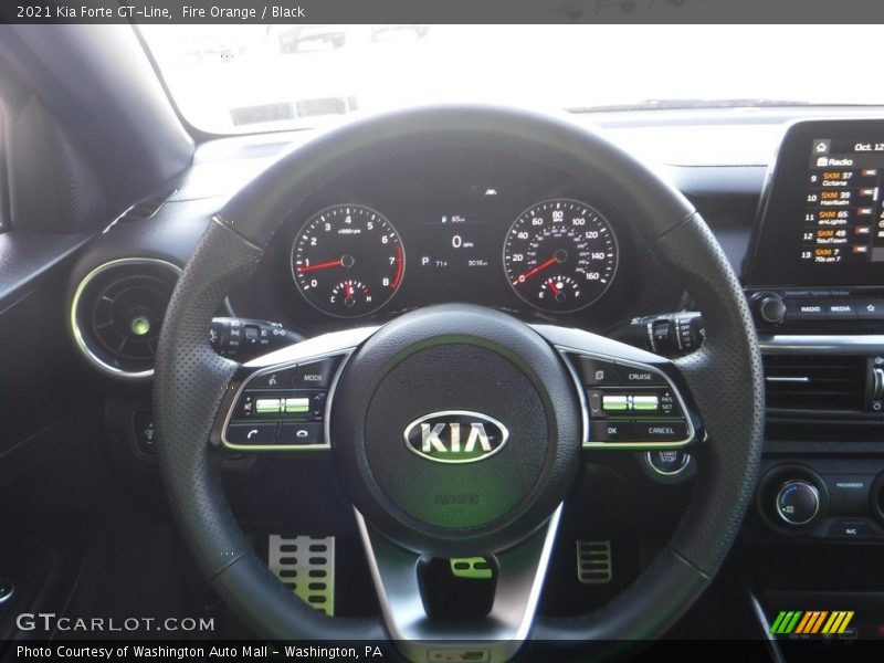 Fire Orange / Black 2021 Kia Forte GT-Line