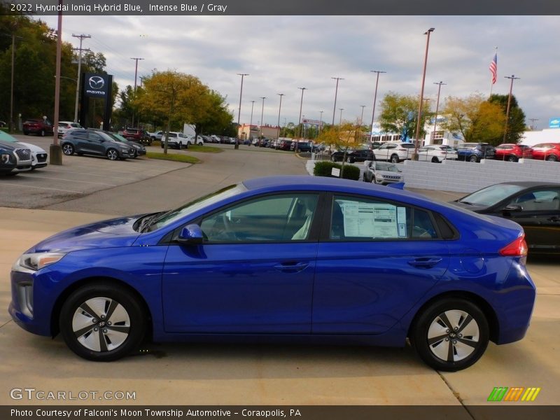 Intense Blue / Gray 2022 Hyundai Ioniq Hybrid Blue