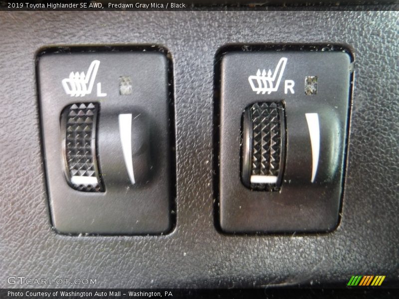 Predawn Gray Mica / Black 2019 Toyota Highlander SE AWD