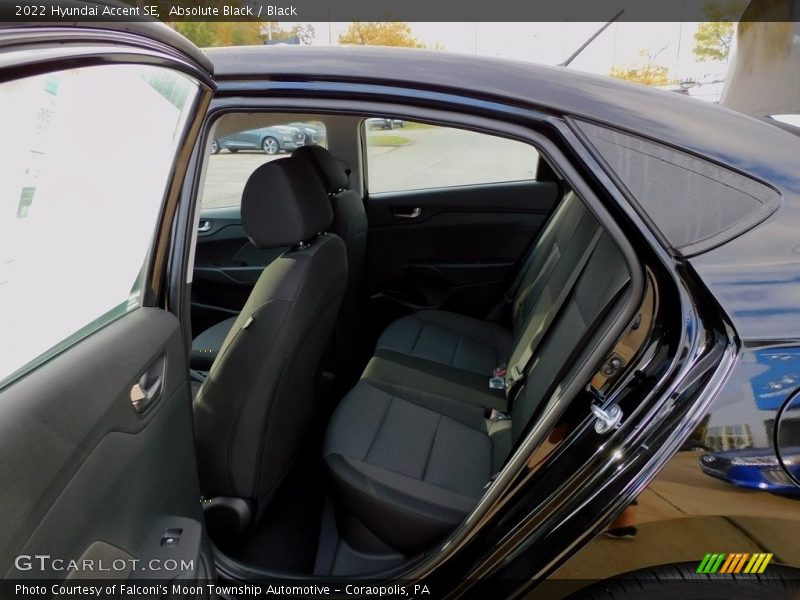Absolute Black / Black 2022 Hyundai Accent SE