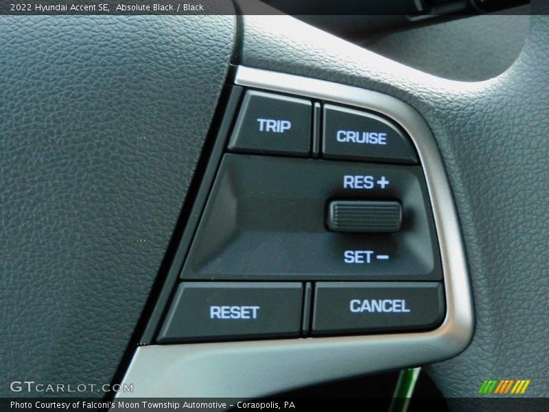 Absolute Black / Black 2022 Hyundai Accent SE