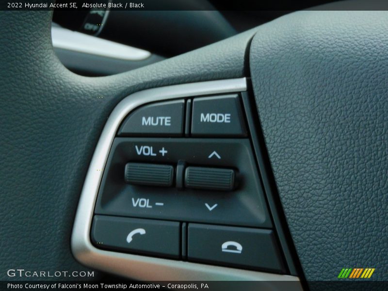 Absolute Black / Black 2022 Hyundai Accent SE