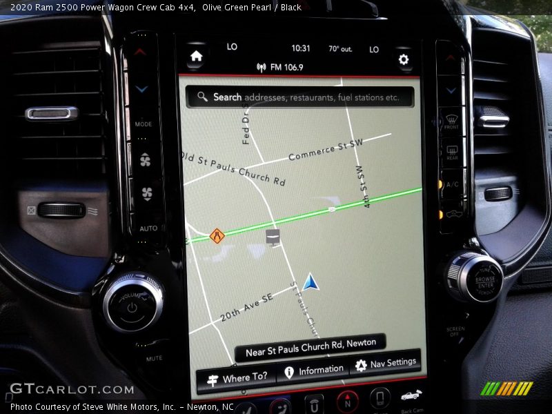 Navigation of 2020 2500 Power Wagon Crew Cab 4x4