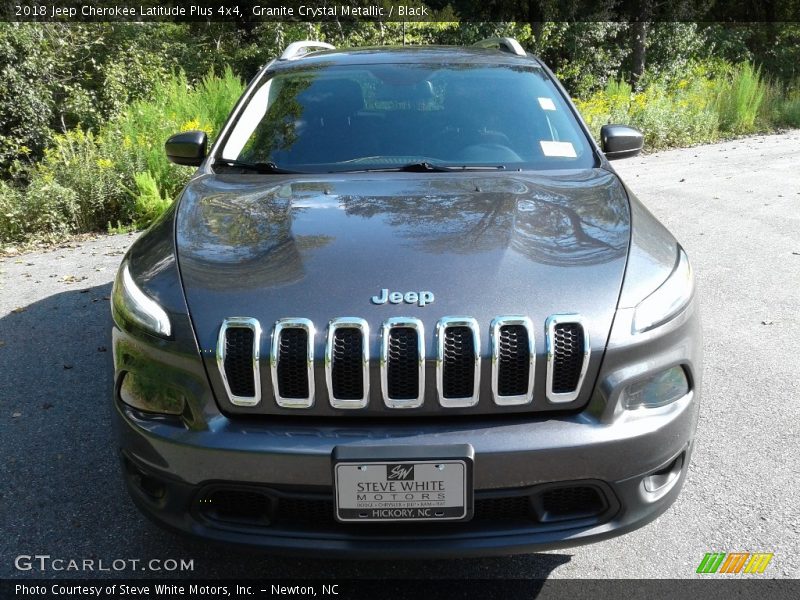 Granite Crystal Metallic / Black 2018 Jeep Cherokee Latitude Plus 4x4