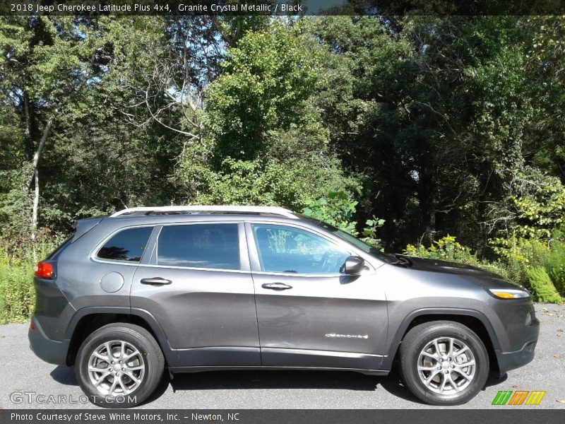 Granite Crystal Metallic / Black 2018 Jeep Cherokee Latitude Plus 4x4