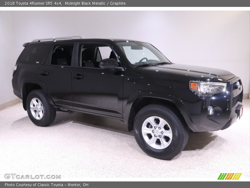Midnight Black Metallic / Graphite 2018 Toyota 4Runner SR5 4x4