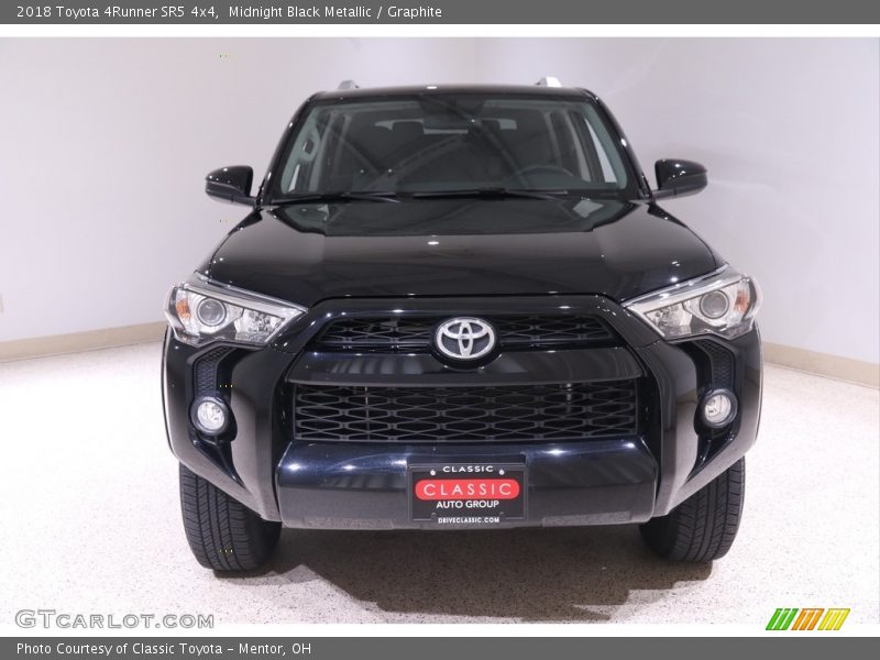 Midnight Black Metallic / Graphite 2018 Toyota 4Runner SR5 4x4