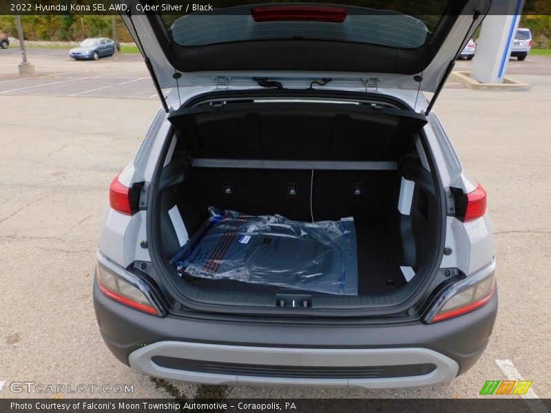 Cyber Silver / Black 2022 Hyundai Kona SEL AWD