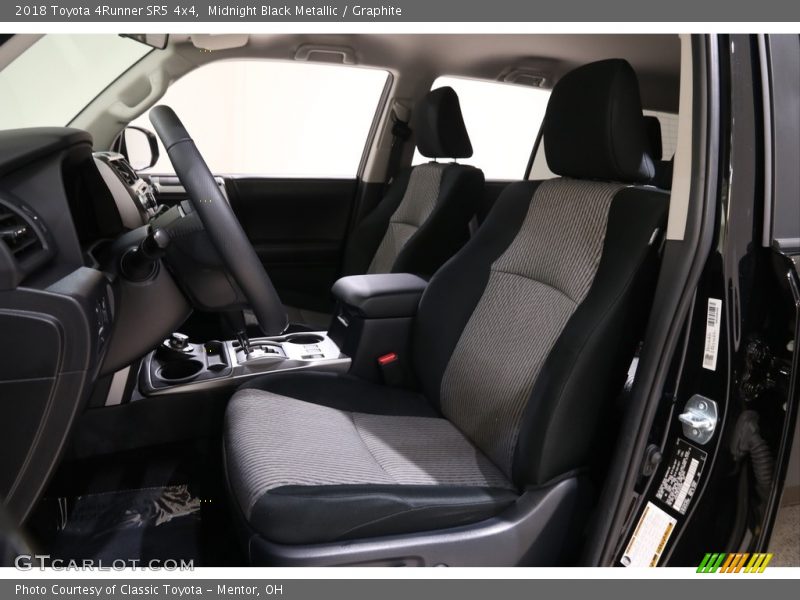 Midnight Black Metallic / Graphite 2018 Toyota 4Runner SR5 4x4