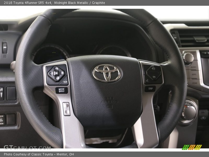 Midnight Black Metallic / Graphite 2018 Toyota 4Runner SR5 4x4
