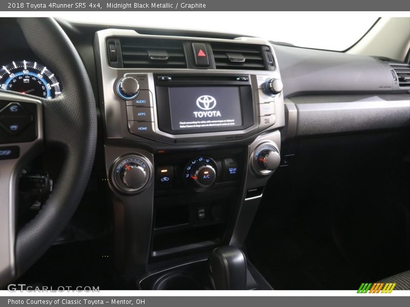 Midnight Black Metallic / Graphite 2018 Toyota 4Runner SR5 4x4