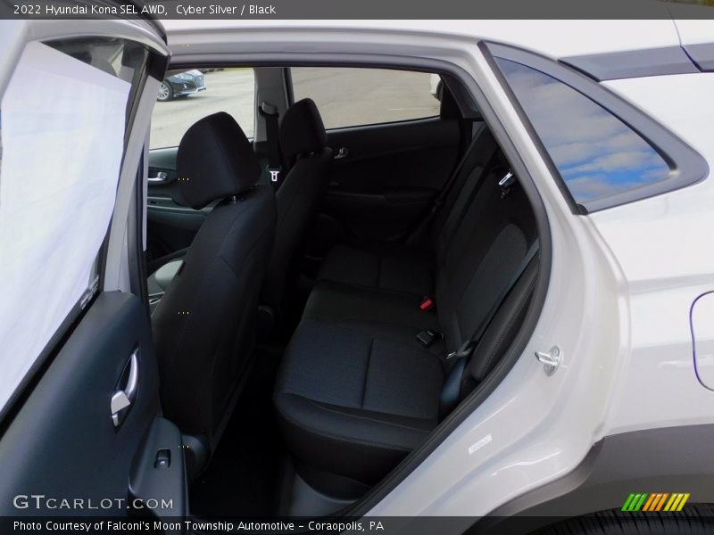 Cyber Silver / Black 2022 Hyundai Kona SEL AWD