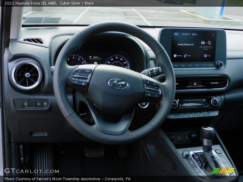 Cyber Silver / Black 2022 Hyundai Kona SEL AWD