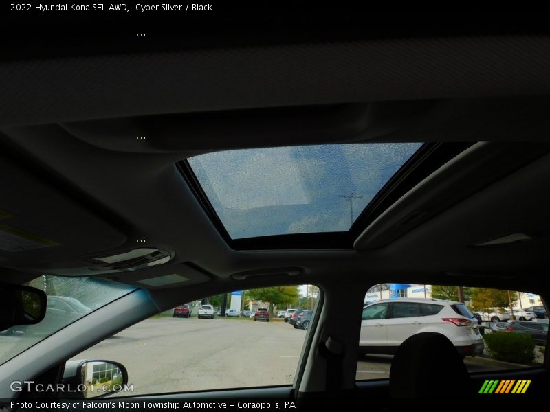 Cyber Silver / Black 2022 Hyundai Kona SEL AWD