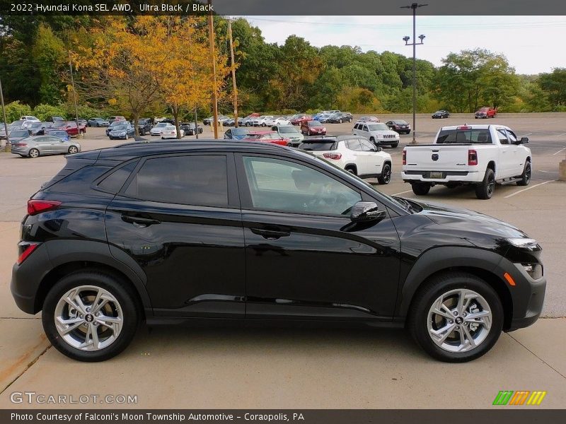 Ultra Black / Black 2022 Hyundai Kona SEL AWD
