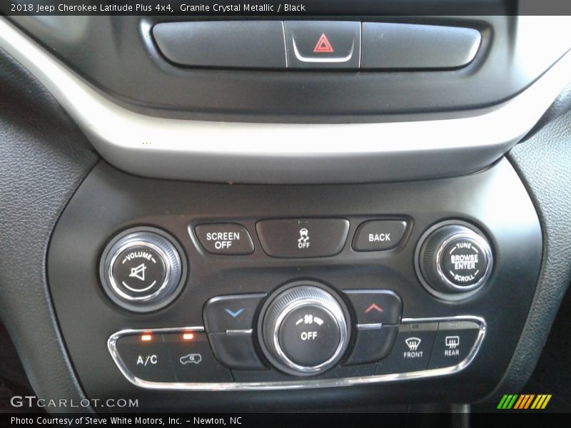 Granite Crystal Metallic / Black 2018 Jeep Cherokee Latitude Plus 4x4