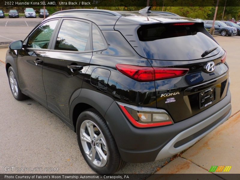 Ultra Black / Black 2022 Hyundai Kona SEL AWD
