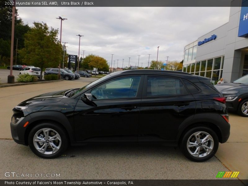 Ultra Black / Black 2022 Hyundai Kona SEL AWD