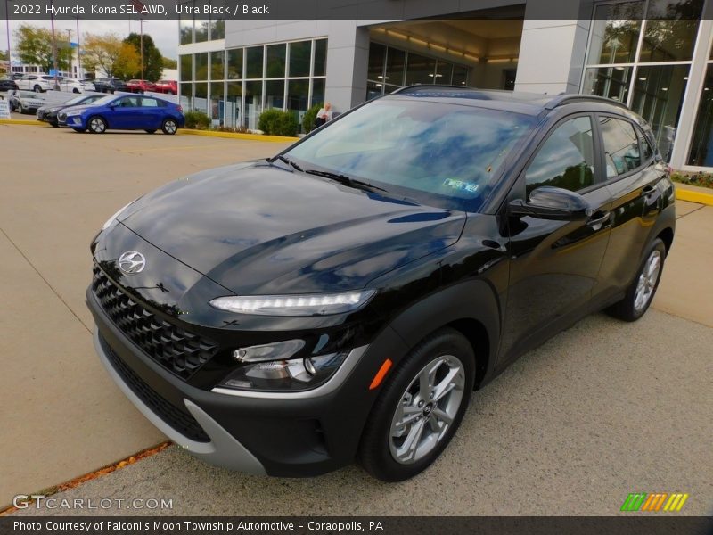 Ultra Black / Black 2022 Hyundai Kona SEL AWD