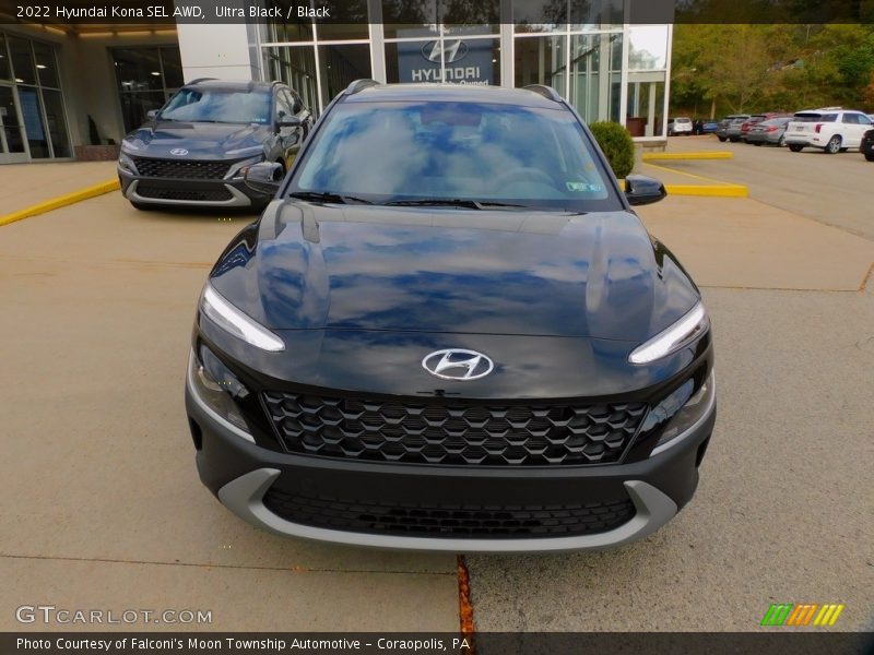 Ultra Black / Black 2022 Hyundai Kona SEL AWD