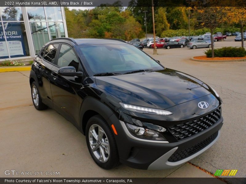 Ultra Black / Black 2022 Hyundai Kona SEL AWD