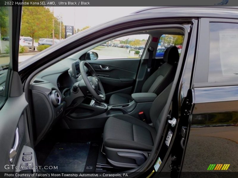 Ultra Black / Black 2022 Hyundai Kona SEL AWD