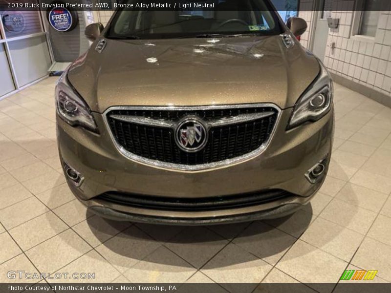 Bronze Alloy Metallic / Light Neutral 2019 Buick Envision Preferred AWD