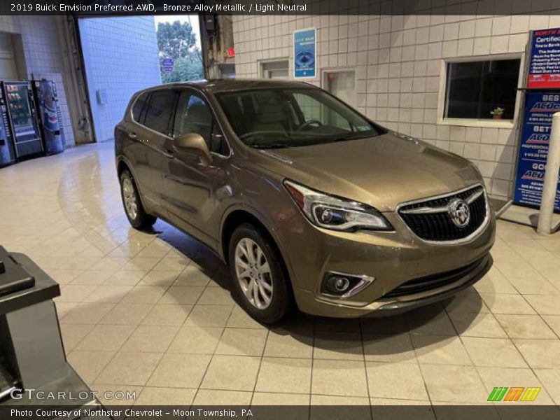 Bronze Alloy Metallic / Light Neutral 2019 Buick Envision Preferred AWD