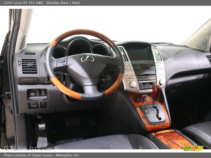 Obsidian Black / Black 2009 Lexus RX 350 AWD