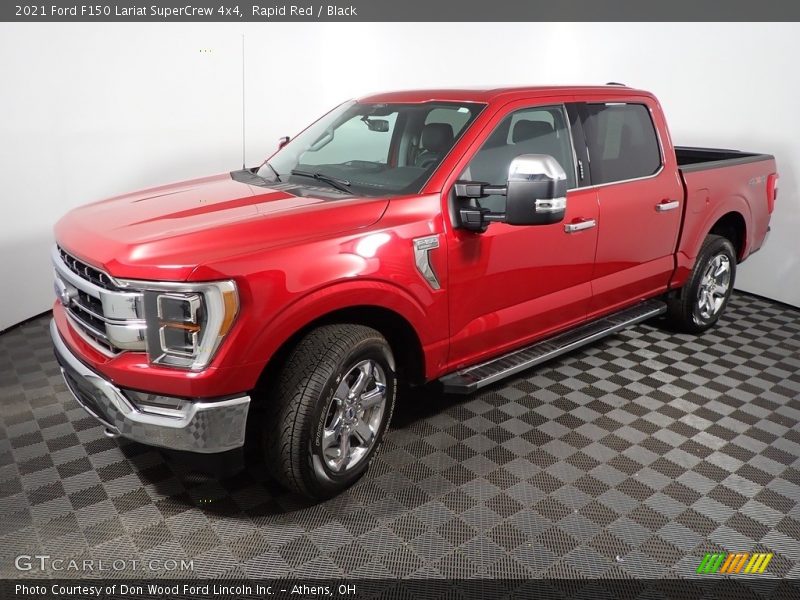 Rapid Red / Black 2021 Ford F150 Lariat SuperCrew 4x4