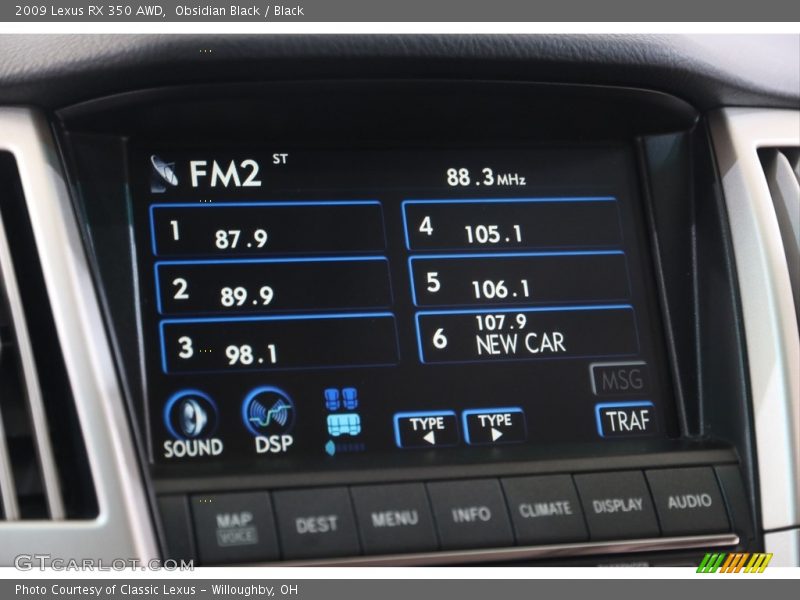 Obsidian Black / Black 2009 Lexus RX 350 AWD