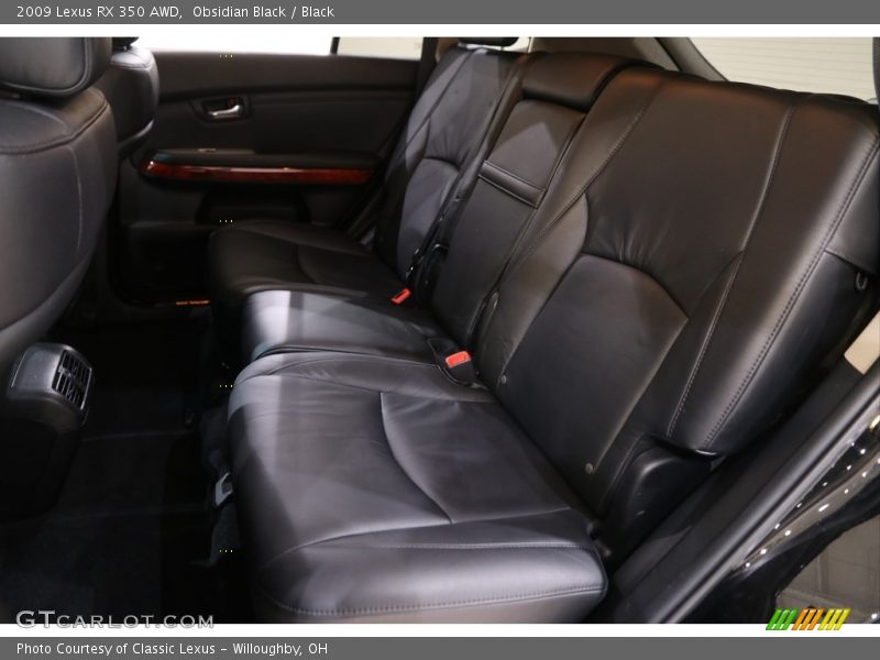 Obsidian Black / Black 2009 Lexus RX 350 AWD