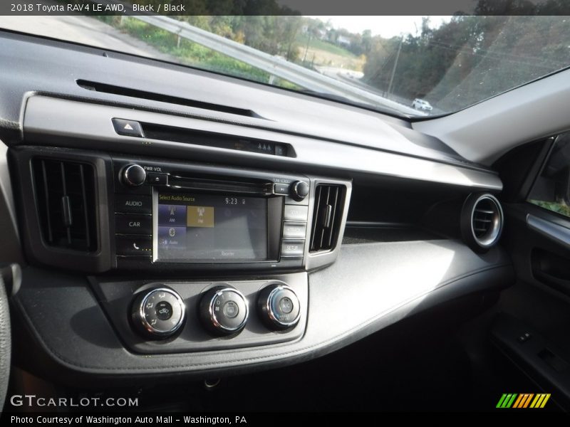 Black / Black 2018 Toyota RAV4 LE AWD
