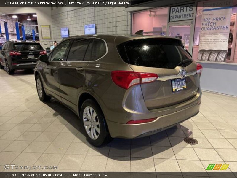 Bronze Alloy Metallic / Light Neutral 2019 Buick Envision Preferred AWD