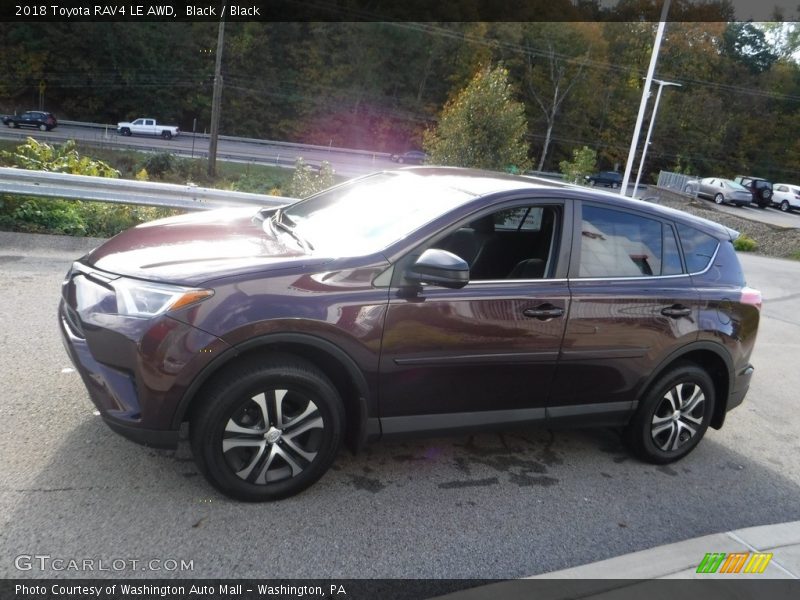 Black / Black 2018 Toyota RAV4 LE AWD