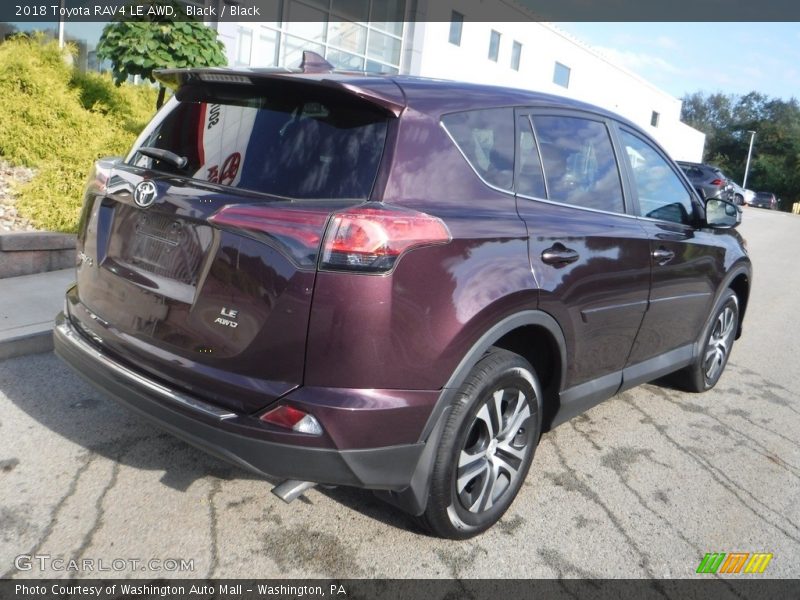 Black / Black 2018 Toyota RAV4 LE AWD